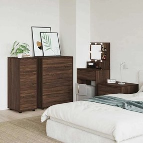 vidaXL Ντουλάπι αποθήκευσης Καφέ δρυς 40 x 48 x 105 εκ