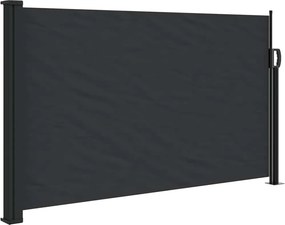 vidaXL Σκίαστρο Πλαϊνό Συρόμενο Μαύρο 117 x 300 εκ.