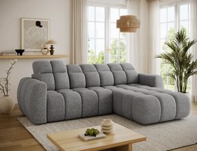 Γωνιακός καναπές Comfora-Γκρι Σκούρο-Δεξιά