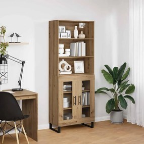 vidaXL Highboard 2 pcs Artisan Oak 69,5 x 34 x 180 εκ.