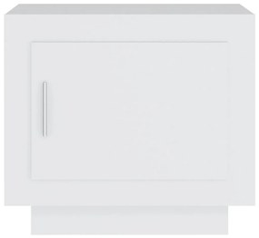 vidaXL Τραπεζάκι Σαλονιού Λευκό 51 x 50 x 45 εκ. Επεξεργασμένο Ξύλο