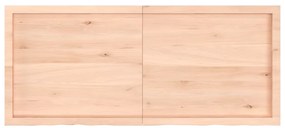 vidaXL Επιφάνεια Τραπεζιού 140x60x(2-4)εκ Ακατέργαστο Μασίφ Ξύλο Δρυός