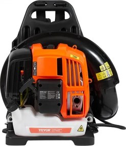 VEVOR Backpack Leaf Blower 52CC 2-Cycle Gas Leaf Blower 480CFM Air Volume 175MPH