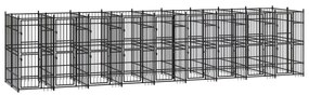 vidaXL Κλουβί Σκύλου Εξωτερικού Χώρου 16,59 μ² από Ατσάλι