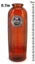 GLASS DROPS ΔΙΑΚΌΣΜΗΣΗ ΣΕ ΓΥΆΛΙΝΟ DESIGN ΔΙΑΚΟΣΜΗΤΙΚΟ BAZO GLASS DROPS DAROCA 70CM PUMPKIN 30/70/30 NEOPORTAL-8435456452080