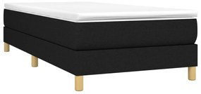 ΚΡΕΒΑΤΙ BOXSPRING ΜΕ ΣΤΡΩΜΑ ΜΑΥΡΟ 90X190 ΕΚ.ΥΦΑΣΜΑΤΙΝΟ 3144137