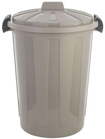Κάδος Απορριμμάτων Outbin 01-23201 45x45x64,5cm 60lt Taupe Estia Πλαστικό