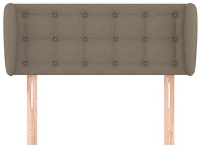 vidaXL Κεφαλάρι με Πτερύγια Taupe 83 x 23 x 78/88 εκ. Υφασμάτινο