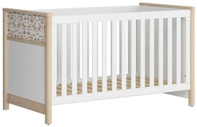 Κρεβατάκι μωρού Boston BJ101, 70x140, 87cm, Τάβλες για Κρεβάτι, Δεν ρυθμίζεται, Οξιά, Άσπρο