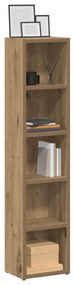 vidaXL Ντουλάπια CD 2 τεμ. Artisan Δρυς 21x16x93,5 εκ Επεξ. Ξύλο