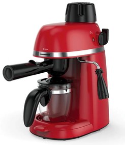 Heinner HEM-350RD Χειροκίνητη Μηχανή Espresso 800W Πίεσης 3.5bar Κόκκινη