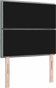 vidaXL Κεφαλάρι Ανοιχτό γκρι 80 cm ύφασμα