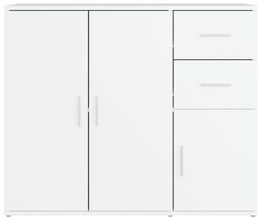 vidaXL Ντουλάπι Λευκό 91 x 29,5 x 75 εκ. από Επεξεργασμένο Ξύλο
