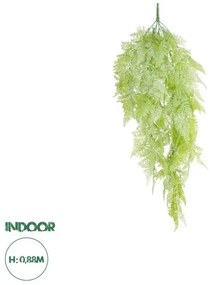 Artificial Garden HANGING FERN 20806 Τεχνητό Διακοσμητικό Κρεμαστό Φυτό Φτέρη Μ40 x Π20 x Υ88cm Globostar 20806