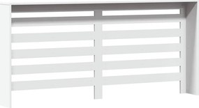 vidaXL Κάλυμμα Καλοριφέρ Λευκό 175x20x82 εκ. από Επεξεργασμένο Ξύλο