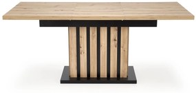 LAMELLO extension table, artisan oak / black