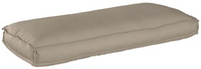 vidaXL Μαξιλάρι παλέτας για κάθισμα / πλάτη Taupe 120 x 50 x 12 εκ.