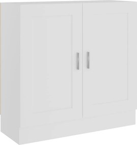 vidaXL Βιβλιοθήκη Λευκή 82,5 x 30,5 x 80 εκ. Επεξεργασμένο Ξύλο