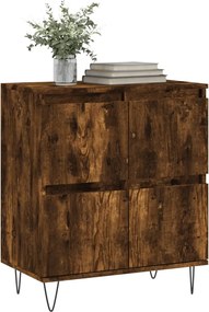 vidaXL Ντουλάπι Καπνιστή Δρυς 60x35x70 εκ. από Επεξεργασμένο Ξύλο