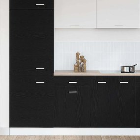 vidaXL Κρεμαστό ντουλάπι Μαύρη Οξυά 50 x 46 x 81,5 εκ