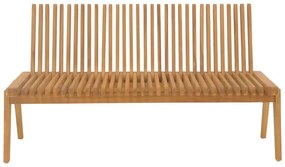 Παγκάκι Jey teak ξύλο σε φυσική απόχρωση 150x45x40εκ 150x57.5x80 εκ.