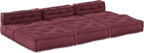 vidaXL Μονάδα Μοντέρνου Καναπέ Ύφασμα Καφετί 210 x 140 x 56 εκ.