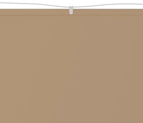 Τέντα Κάθετη Taupe 60 x 600 εκ. από Ύφασμα Oxford - Μπεζ-Γκρι