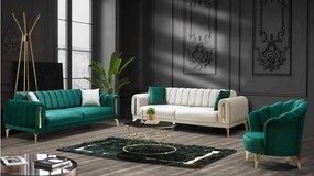 Stewehome Καναπέδες Σαλονιού με Καπιτονέ Ραφές Μοντέρνο και Κομψό 215x90x80 cm