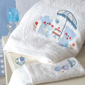 Πετσέτες Παιδικές Σετ Cake White - Ciel Ρυθμός 2τμχ Towels Set 100% Βαμβάκι