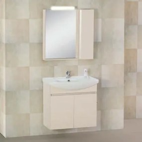 Pro Bagno Σετ Έπιπλα Μπάνιου 2τμχ. Πάγκος με Νιπτήρα & Καθρέπτη Με Φως 75x50x73cm Pro Bagno Elegant Αμερίας 939 Με Επιλογή Χρώματος BEST-8080587