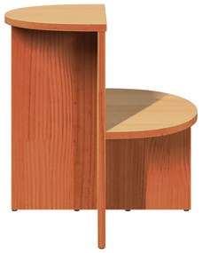 vidaXL Τραπεζάκι Πλευράς Καφέ κεριού 50 x 40 x 50 εκ