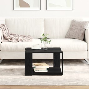 vidaXL Τραπεζάκι καφέ Μαύρο Δρυς 85x55x31 εκ. Επεξεργασμένο ξύλο