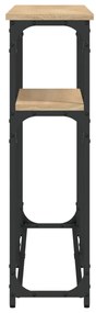 vidaXL Τραπέζι Κονσόλα Sonoma Δρυς 145x22,5x75 εκ. Επεξεργασμένο Ξύλο