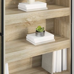 vidaXL Βιβλιοθήκη 80 x 30 x 155 εκ Επεξεργασμένο ξύλο Σονόμα