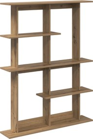 vidaXL Ράφι Τοίχου Artisan Δρυς 102 x 20 x 130 εκ. Επεξεργασμένο Ξύλο