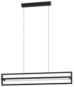 Φωτιστικό Οροφής-Ράγα Siberia 900466 78x16x110cm Led 34W Black Eglo