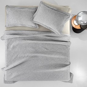 Κουβέρτα Tetris Anthracite Guy Laroche Single 160x260cm Cotton-Polyester