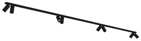 Φωτιστικό Οροφής - Σποτ Mono 7722 8xGU10 10W 2X200 Black Nowodvorski Metal, Plastic
