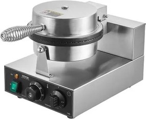 VEVOR Electric Ice Cream Cone Maker Commercial Waffle Cone Egg Roll 1230W