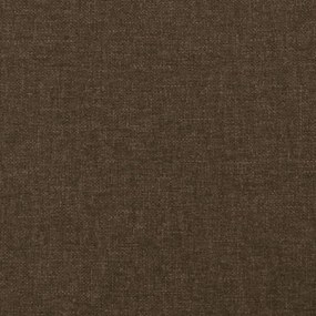 Κεφαλάρι με Πτερύγια Σκούρο Καφέ 147x16x118/128 εκ. Υφασμάτινο 3119441
