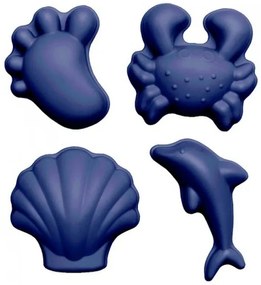 Scrunch Καλούπια Από Ανακυκλώσιμη Σιλικόνη Midnight Blue (4 Τεμάχια) SCR-110044