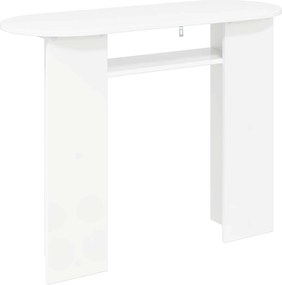vidaXL Τραπέζι κονσόλας Λευκό 100 x 39,5 x 75 εκ Επεξεργασμένο Ξύλο