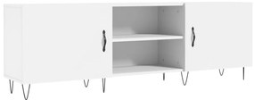 vidaXL Έπιπλο Τηλεόρασης Λευκό 150x30x50 εκ. από Επεξεργασμένο Ξύλο