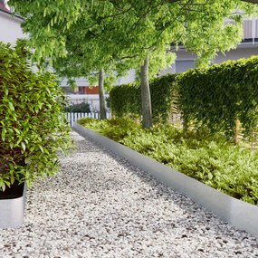 vidaXL Περιφράξεις γκαζόν 10 τεμάχια 20x103 cm από γαλβανισμένο χάλυβα