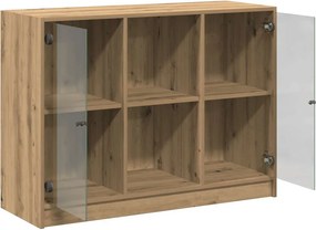 vidaXL Ντουλάπι Artisian Δρυς 102x37x75,5 εκ. από Επεξεργασμένο Ξύλο