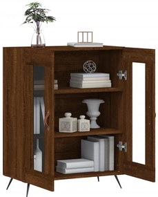 vidaXL Ντουλάπι Καφέ Δρυς 69,5 x 34 x 90 εκ. Επεξεργασμένο Ξύλο