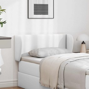 vidaXL Αυτί Κεφαλής Λευκό 40 x 23 x 6 εκ PVC