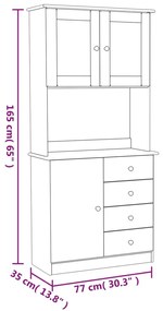 ΝΤΟΥΛΑΠΙ ALTA 77 X 35 X 165 ΕΚ. ΑΠΟ ΜΑΣΙΦ ΞΥΛΟ ΠΕΥΚΟΥ 3187771