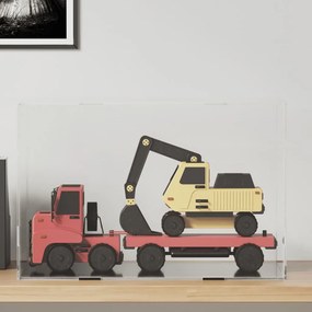 vidaXL Κουτί Βιτρίνας Διαφανές Ακρυλικό 56x36x37 εκ.