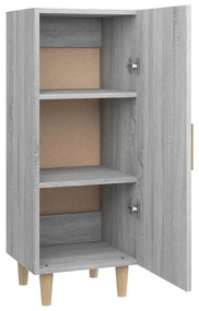 vidaXL Ντουλάπι Γκρι Sonoma 34,5x34x90 εκ. από Επεξεργασμένο Ξύλο